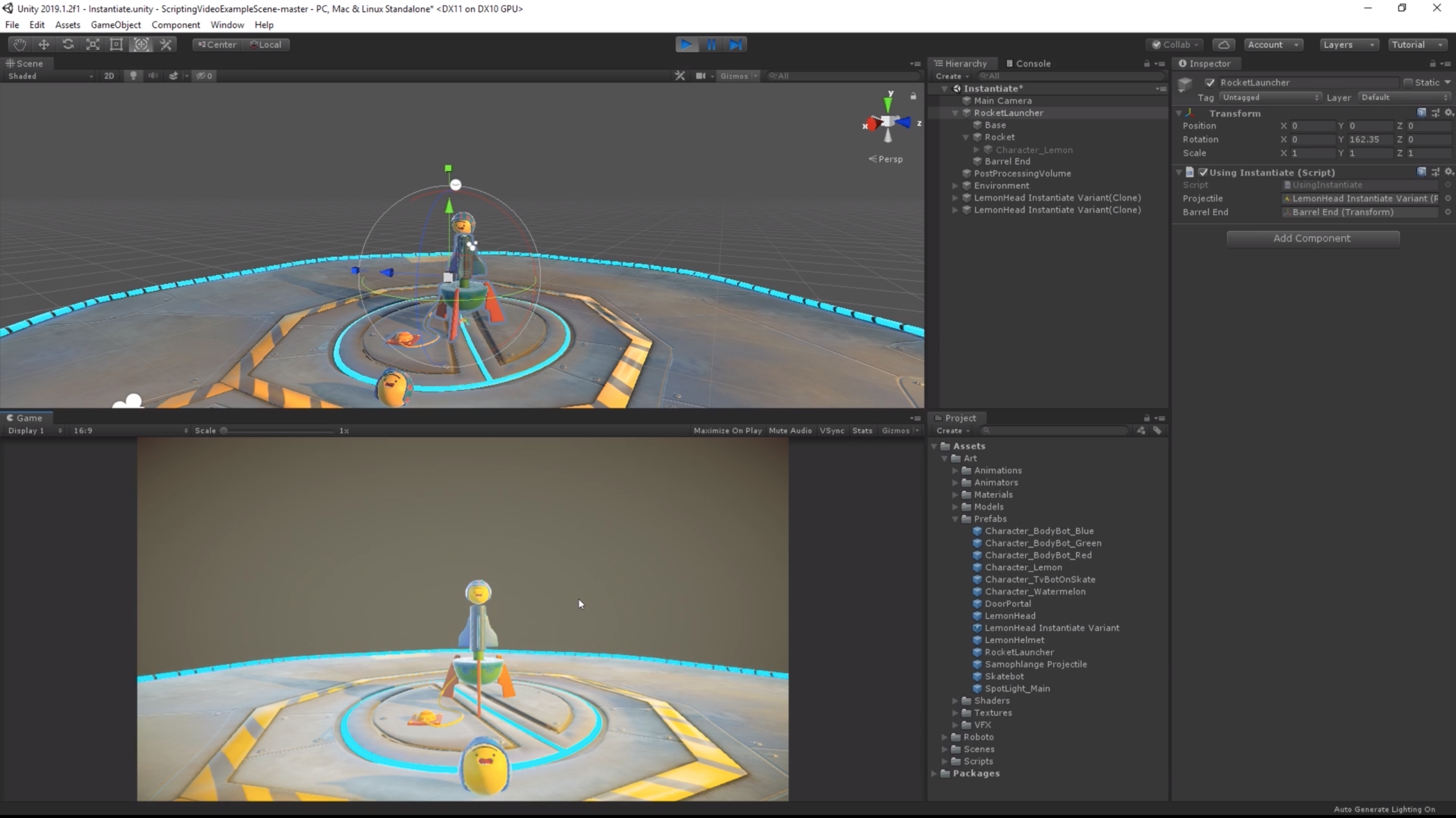 Intermediate Scripting Unity Learn