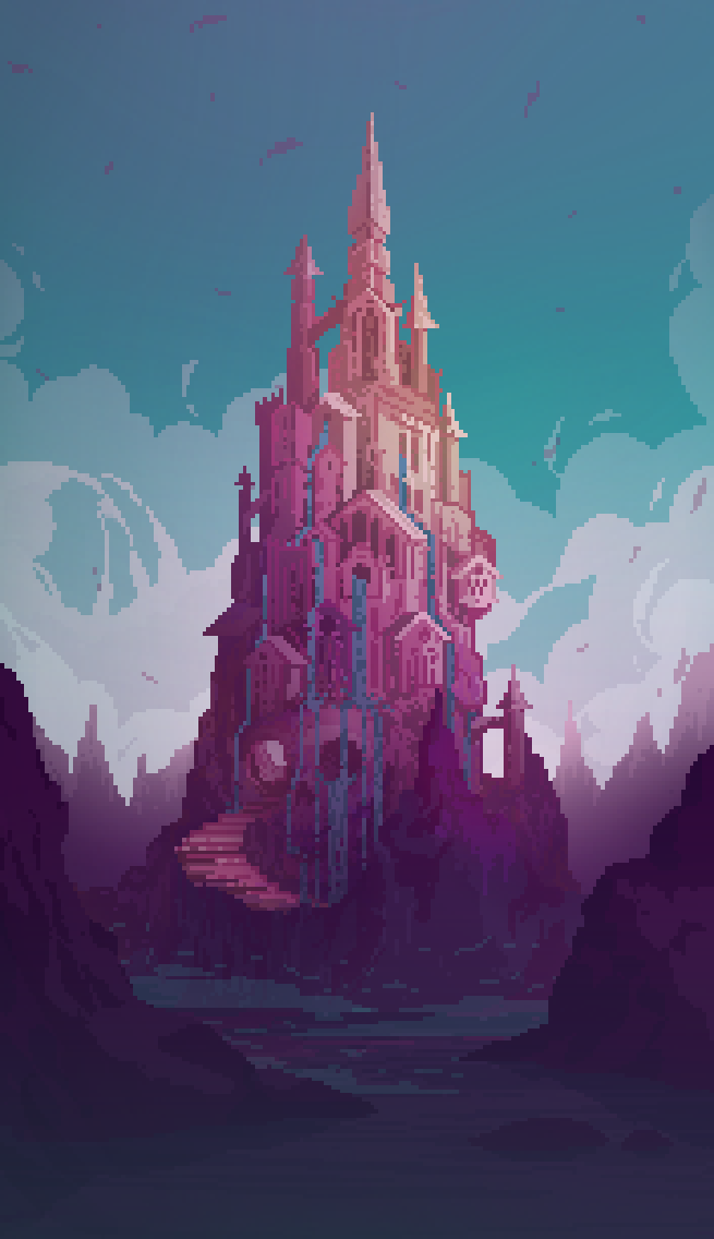 Пиксельный замок. ARTSTATION Pixel Art. Фоны для пиксельных битв замок. Twilight Castle Pixel Base.