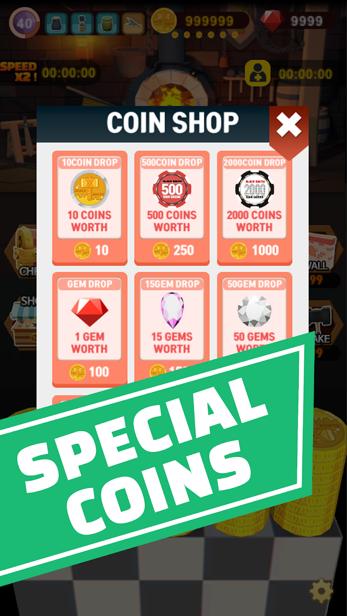 대장장이의 코인도저: 무료게임 - 게임스토어