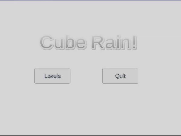 Cube Rain (play on full screen)