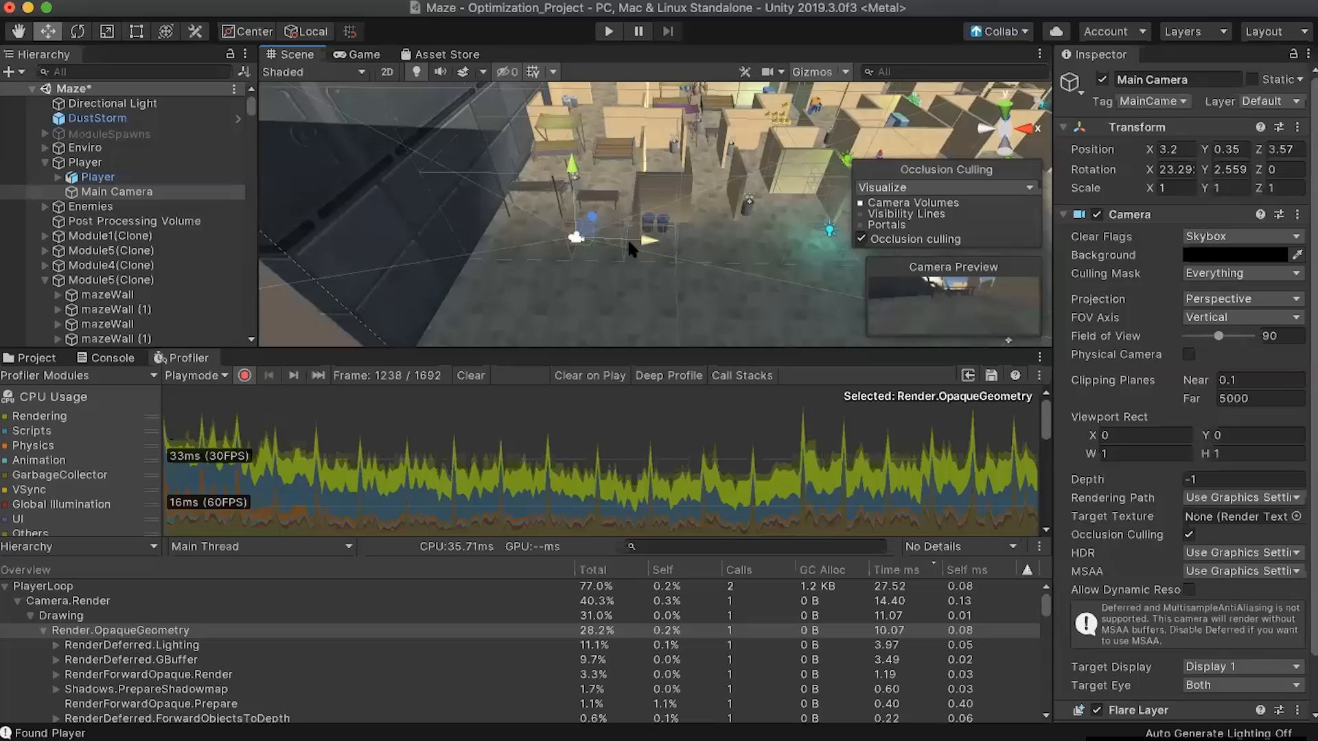 Introduction to Optimization in Unity - Unity Learn