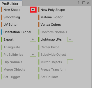 unity3d pro builder aligning normals 2 objects