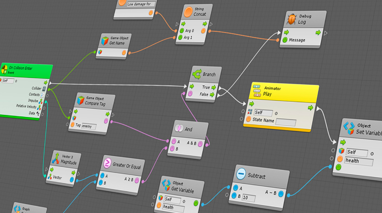 Bolt visual scripting now included in all Unity plans