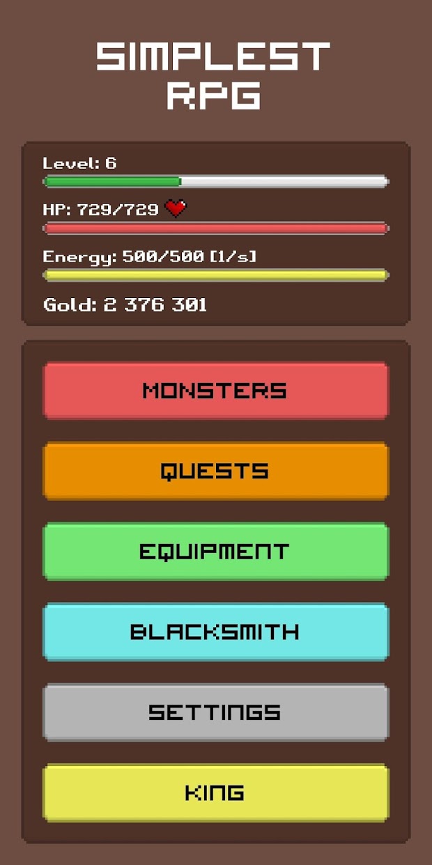 Screenshot 17: Simplest RPG Game - Text Story