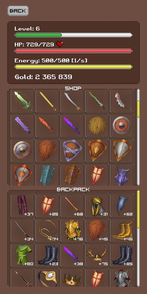 Screenshot 19: Simplest RPG Game - Text Story