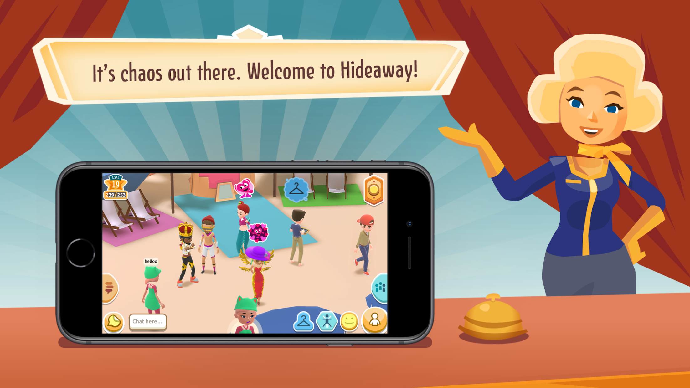 Screenshot 1: Hotel Hideaway - Virtual Reality Life Simulator