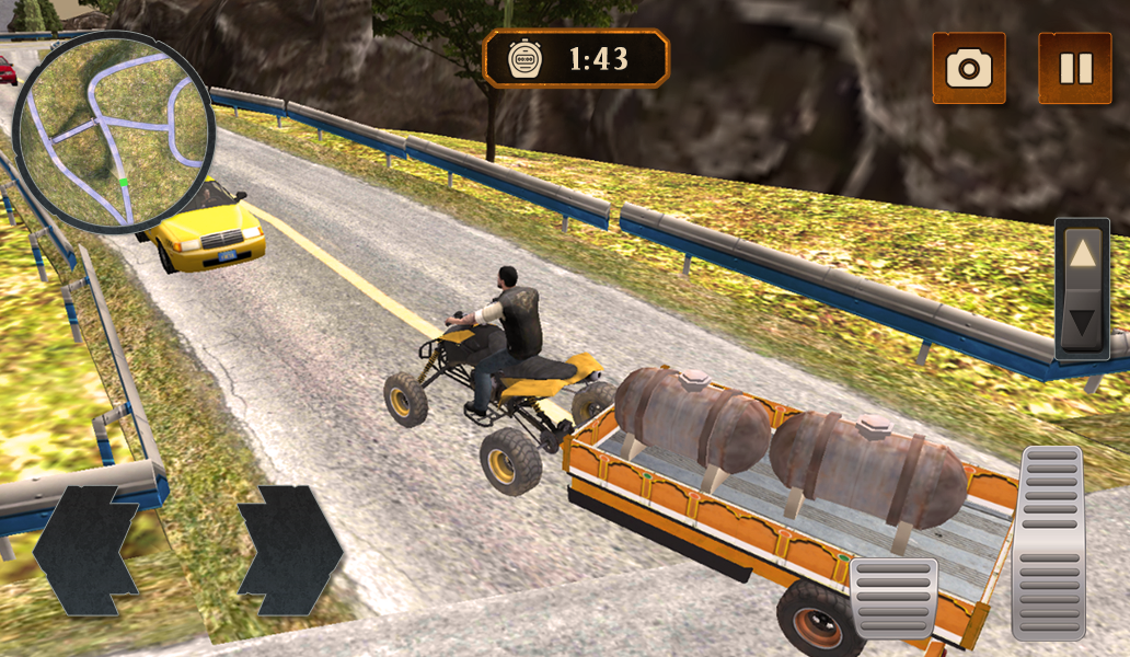 Screenshot 3: Offroad Quad Bike Transport Simulator Games