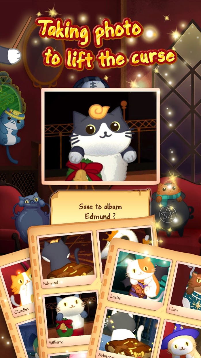 Screenshot 3: Cat Mansion - con mèo phù thủy