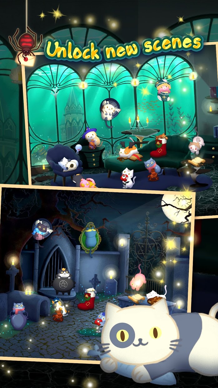 Screenshot 5: Cat Mansion - con mèo phù thủy