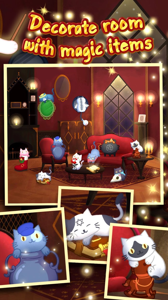 Screenshot 1: Cat Mansion - con mèo phù thủy