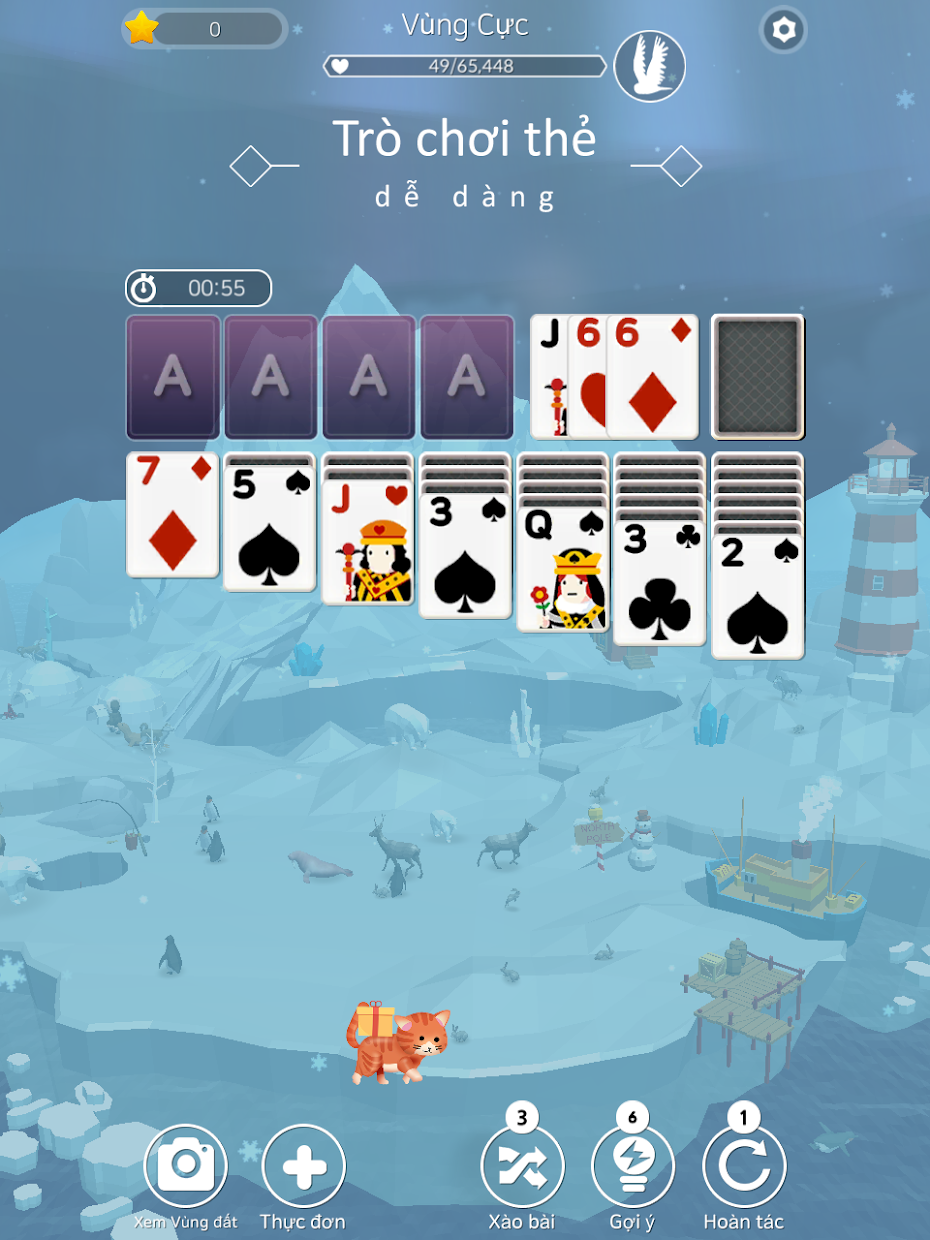 Screenshot 3: Hành tinh thú Solitaire