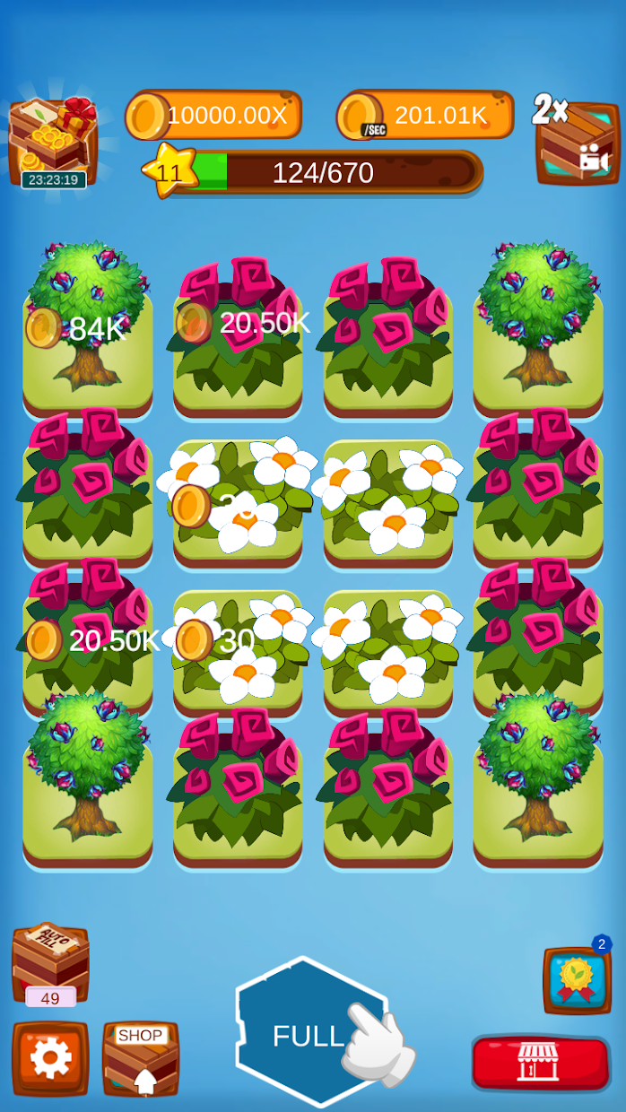 Screenshot 1: Merge Garden
