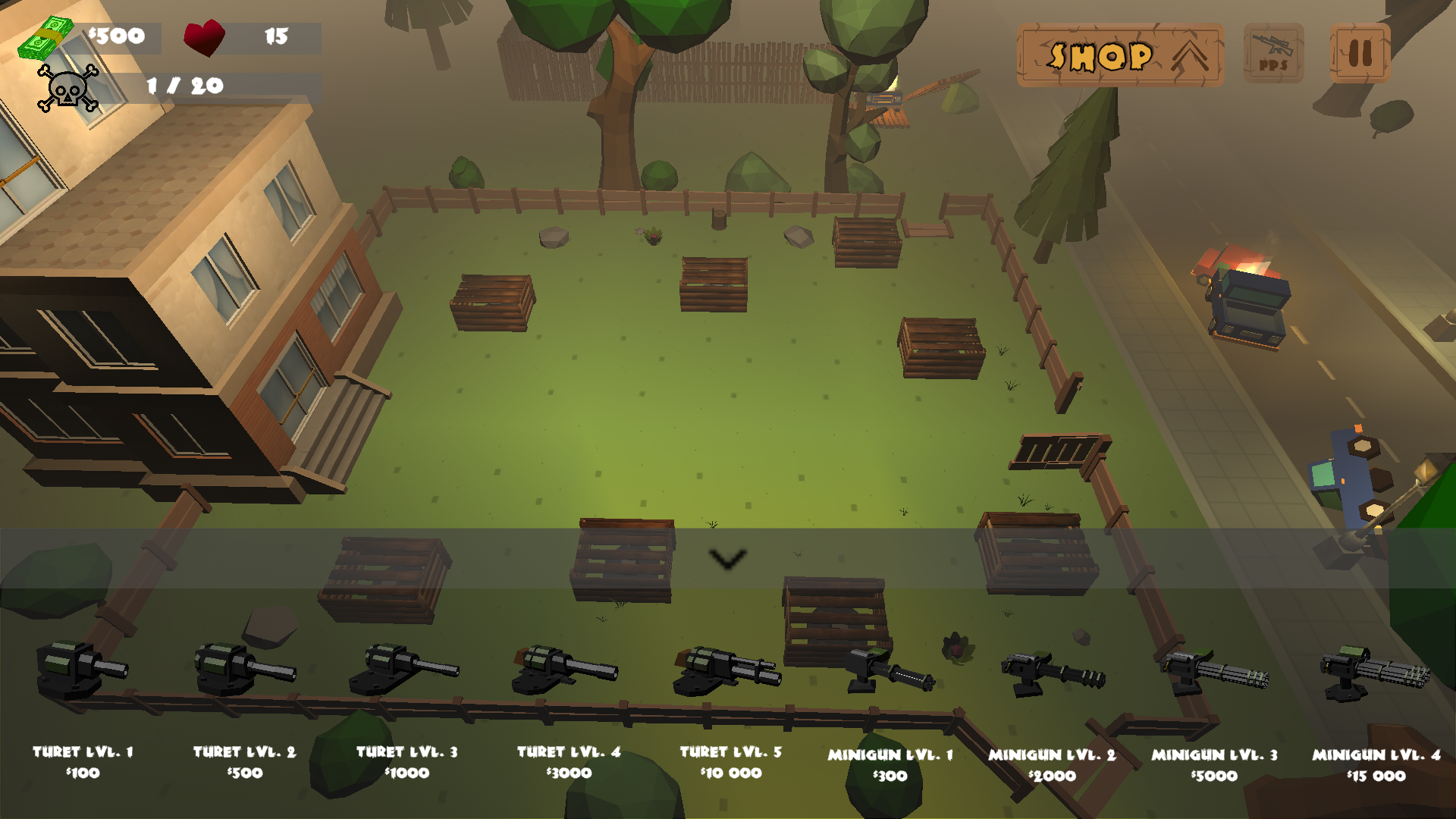 Screenshot 2: Zombie Tower Defense