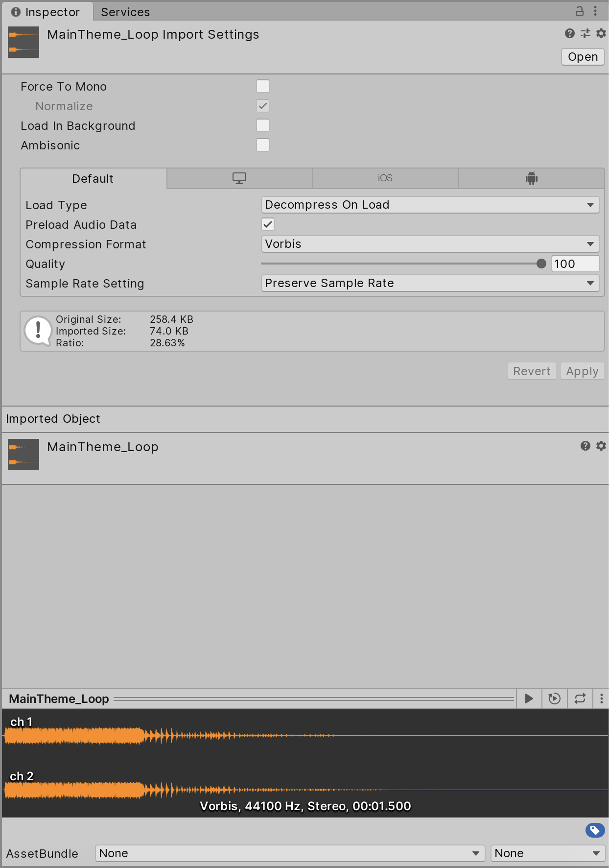 Unity - Manual: Audio Source