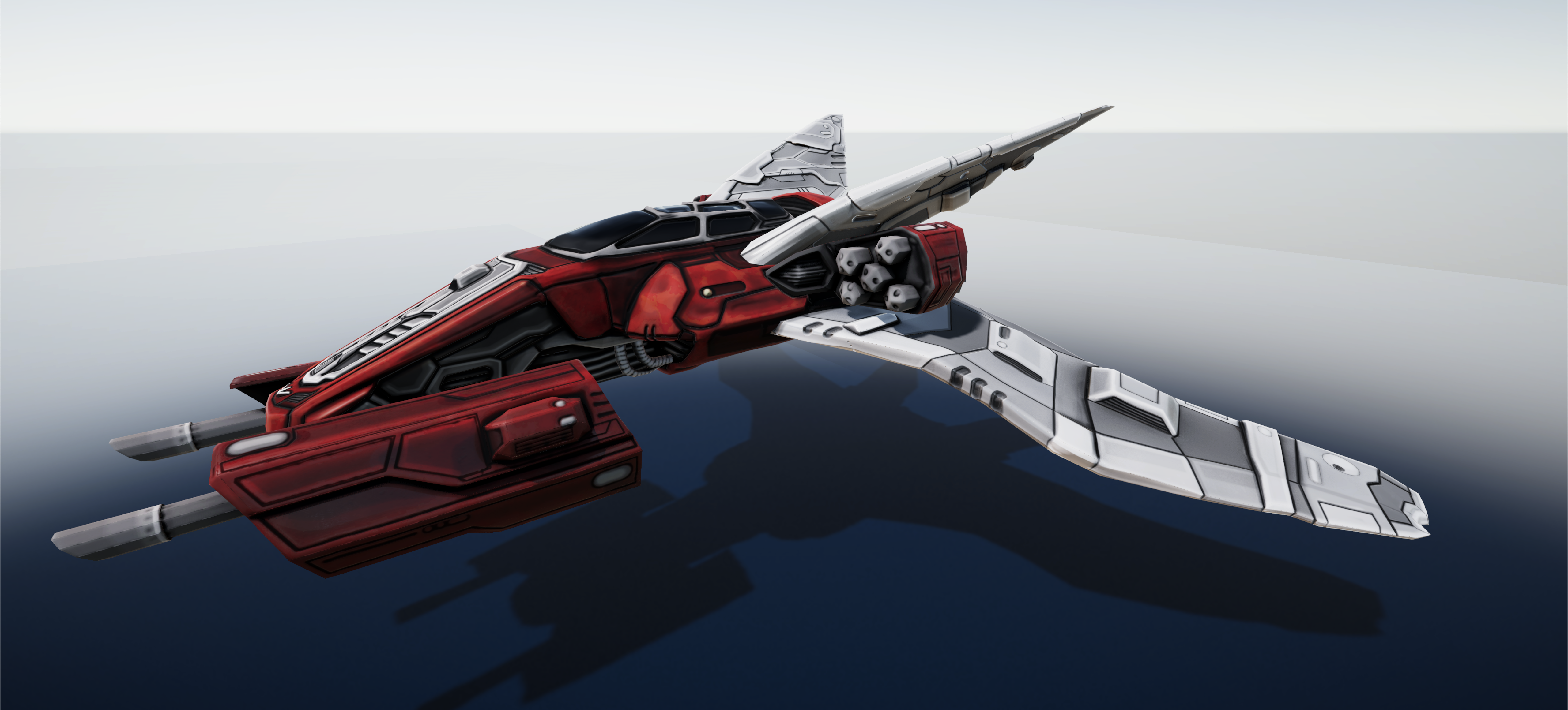 Star Fox Style Ship Art Asset - Unity Connect