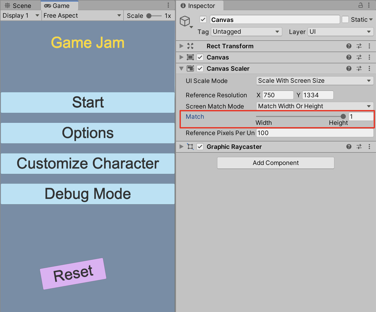 unity engine ui