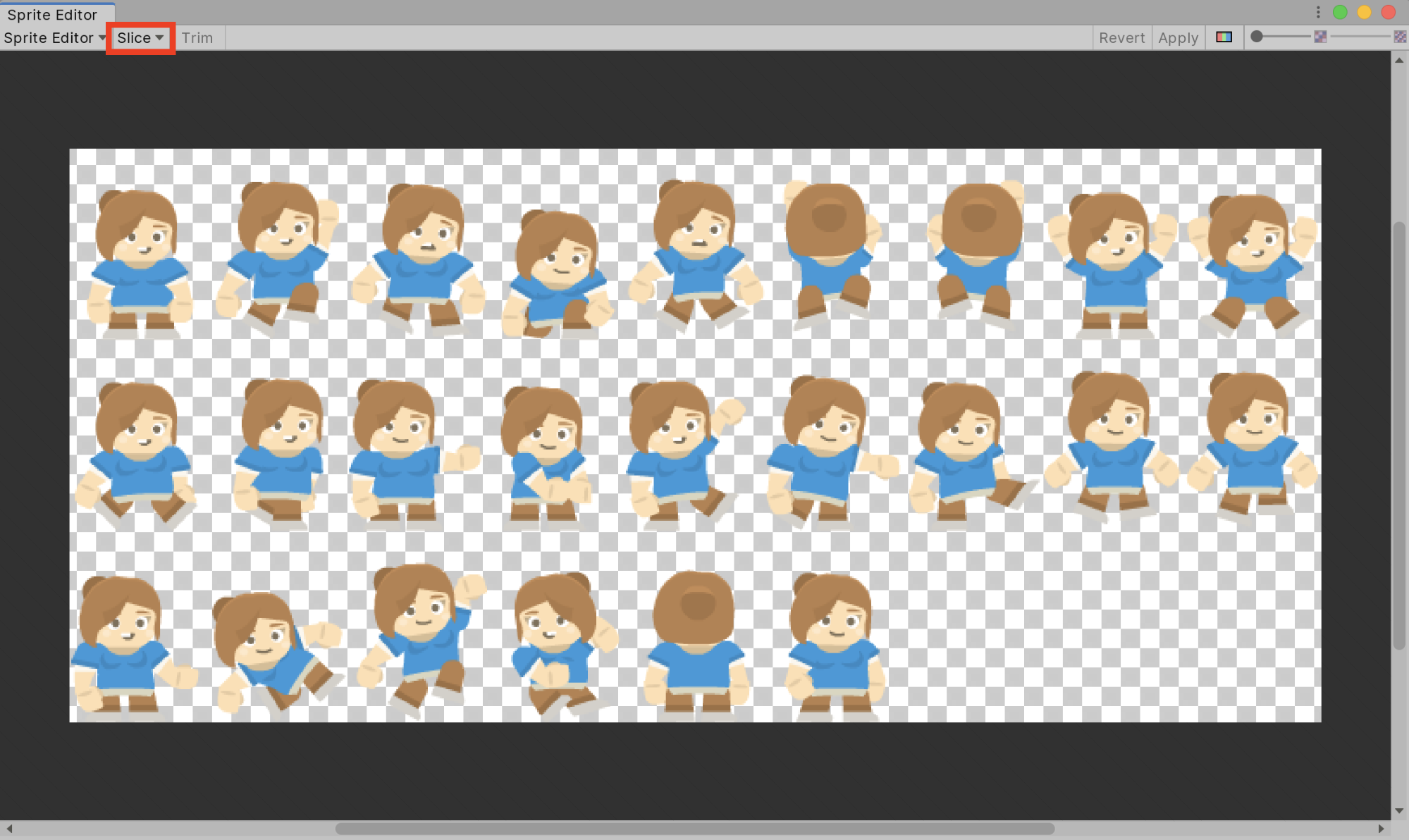 sprite animation frames