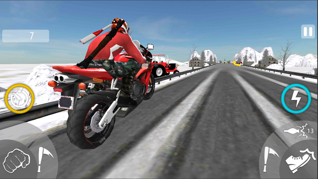 Moto Cross Madness: Crazy Bike Attack Game - Games