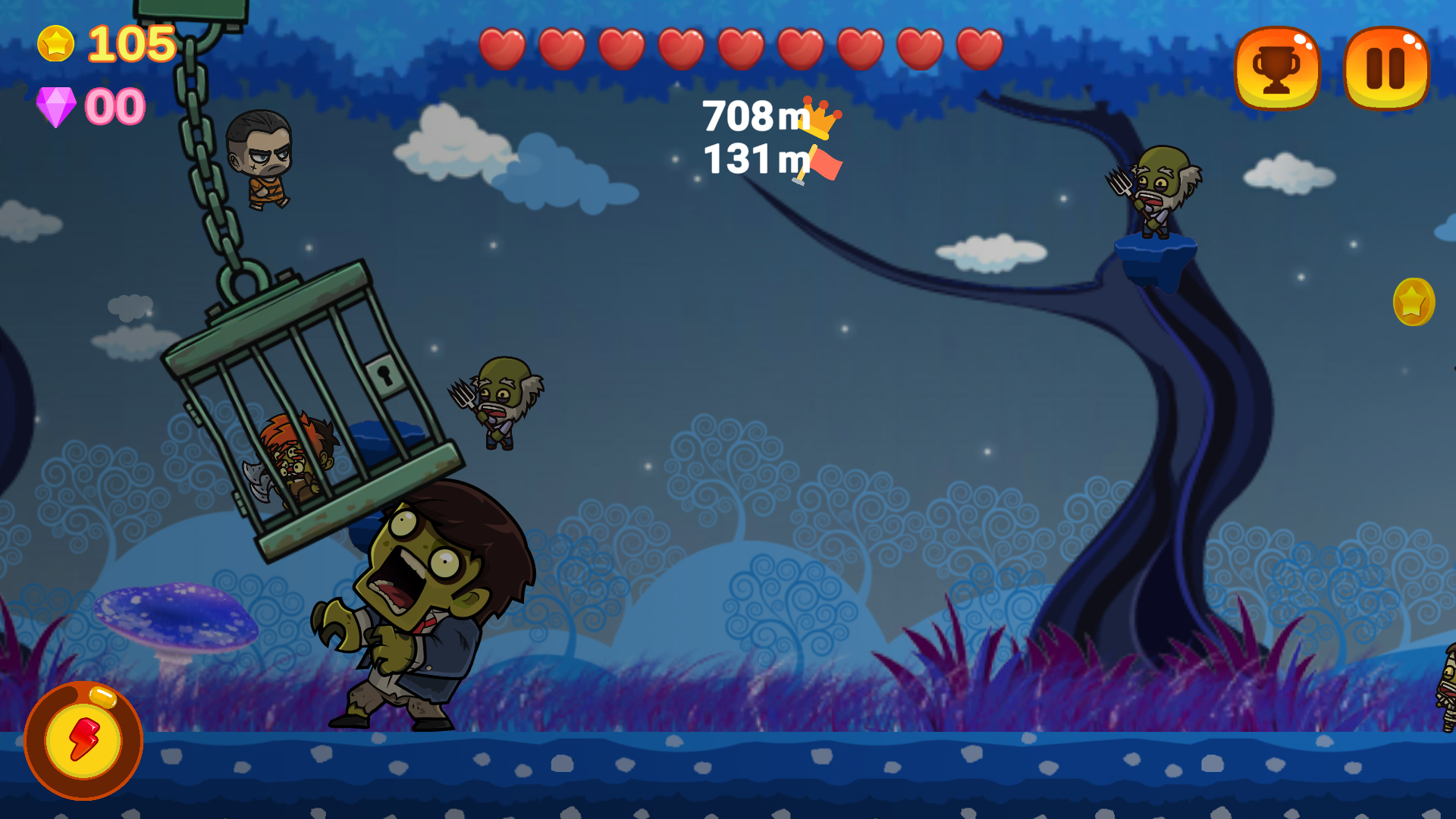 Screenshot 1: Zombies Run