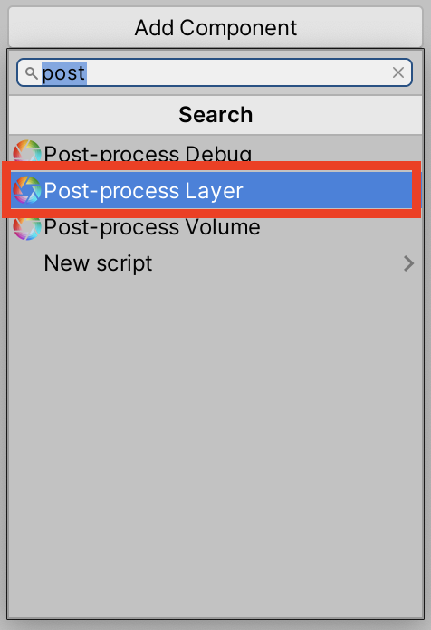how to use post processing in unity 2019