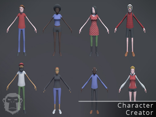free unity character free unity character