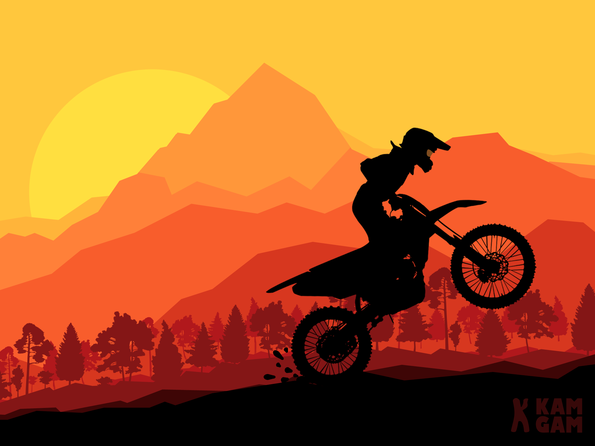 free download Sunset Bike Racing - Motocross