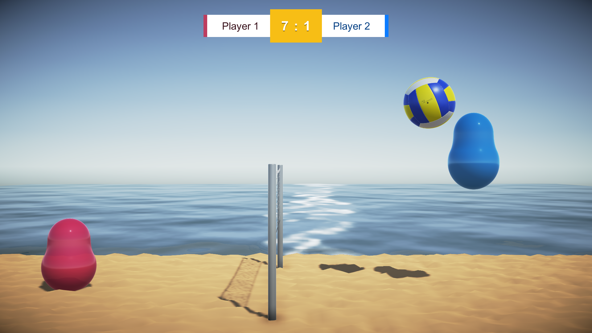 blobby volleyball game