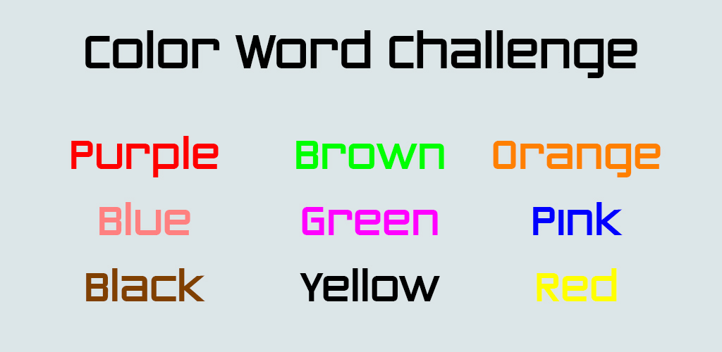 Color Word Challenge Unity Connect